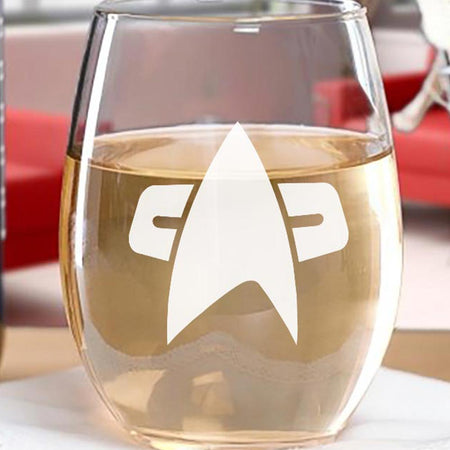 Star Trek: Voyager Delta Stemless Wine Glass