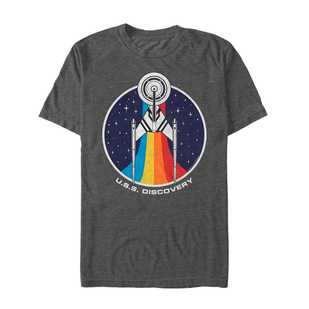 Star Trek: Discovery Rainbow Stars Badge Graphic T-Shirt