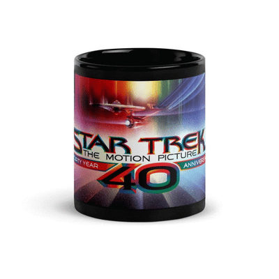 Star Trek: The Motion Picture 40th Anniversary U.S.S. Enterprise Black Mug