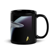 Star Trek: The Next Generation Space Cat 11 oz Black Mug